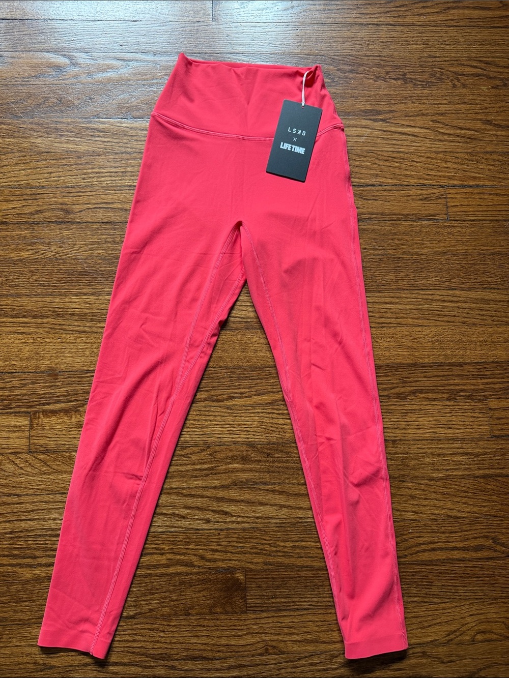 LSKD x Life Time Red High-Waist Leggings